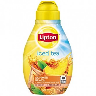 Lipton Liquid Iced Tea Mix, Summer Peach, 2.43 Ounce
Липтон жидкий холодный чай. . фото 2