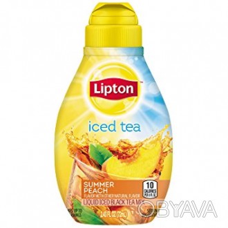 Lipton Liquid Iced Tea Mix, Summer Peach, 2.43 Ounce
Липтон жидкий холодный чай. . фото 1