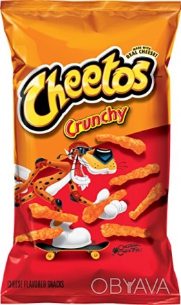 Cheetos Crunchy Cheese Flavored Snacks, 8.5 Ounce  
Читос Кранчи "Сыр" 240 грм . . фото 1