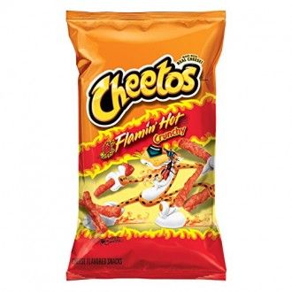 Cheetos Crunchy Flamin' Hot Cheese Flavored Snacks, 8.5 Ounce  
Читос Кранчи "г. . фото 2