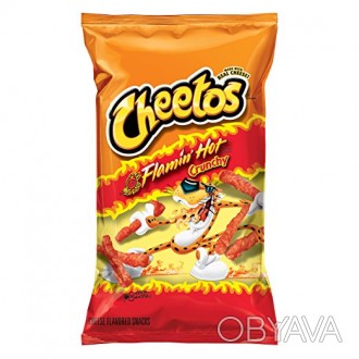 Cheetos Crunchy Flamin' Hot Cheese Flavored Snacks, 8.5 Ounce  
Читос Кранчи "г. . фото 1