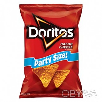 Doritos Nacho Cheese Flavored Tortilla Chips, Party Size! (15 Ounce)
Чипсы Дори. . фото 1