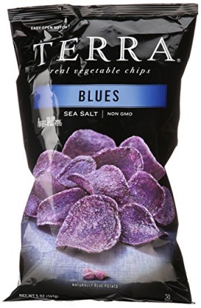 TERRA Vegetable Chips, Blues with Sea Salt, 5 Ounce
Терра Овощьные чипсы. Синие. . фото 2