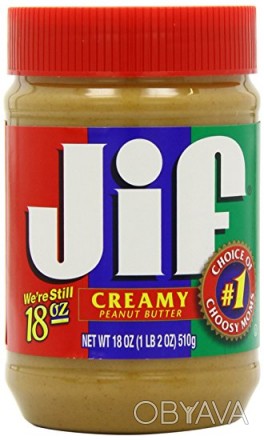 Jif Creamy Peanut Butter, 18 Ounce
Джиф арахисовая паста, 510 грм
 

Оценка . . фото 1