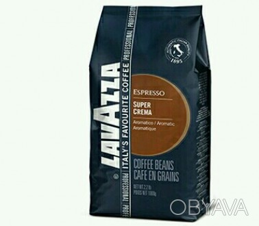 Кофе в зернах Lavazza Super Crema 1 кг - наиболее популярная смесь кофе с богаты. . фото 1