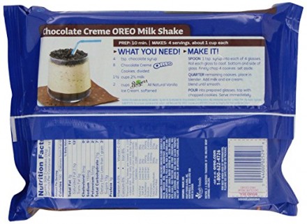 Oreo Chocolate Cookie Sandwich, 15.25 oz 
Орео "Шоколадный крем" 432 грм (США А. . фото 3