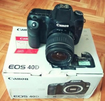 Продам фотоаппарат Canon EOS 40D + объектив Canon EF-S 18-55mm, под ремонт или н. . фото 2