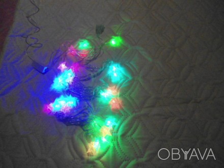 Новогодняя светодиодная гирлянда Звездочки 40 LED 5,8 м

мультицвет, есть разъ. . фото 1