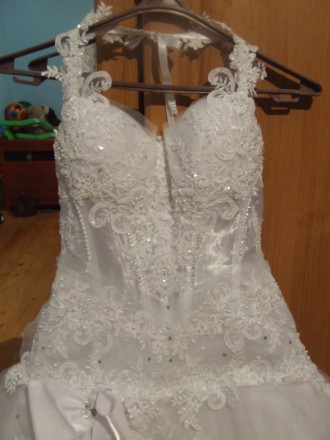 Сукня білого кольору в дуже гарному стані. Розмір M, ріст 1,58 + каблук 7-9см. З. . фото 5
