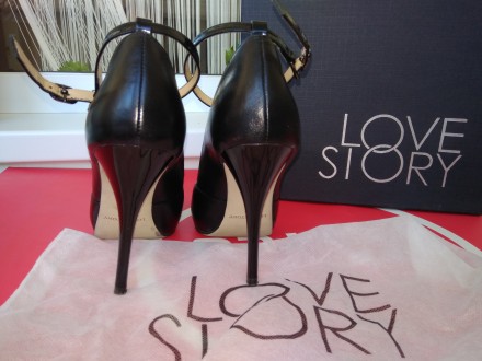Предлагаю туфли на каблуке, Love Story Италия, кожаные, черного цвета, на ремешк. . фото 7