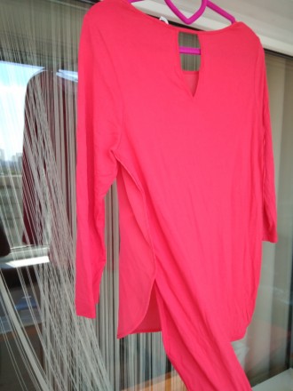 Предлагаю Новую легкую летнюю блузку с рукавом 3/4 красного цвета Motivi Италия.. . фото 4