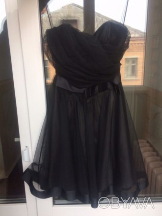 Красивое платье от Киры Пластининой. Чёрный цвет, S, ни разу не одетое , так как. . фото 1