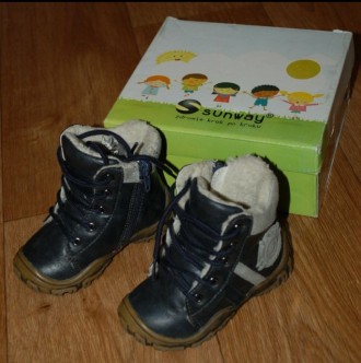 Очень теплые зимние ботиночки для мальчика ТМ Sunway (Польша). Материал верха: к. . фото 2