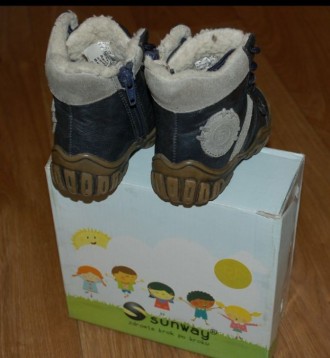 Очень теплые зимние ботиночки для мальчика ТМ Sunway (Польша). Материал верха: к. . фото 5