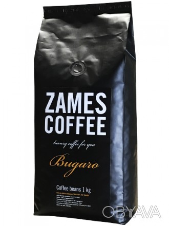 Кофе наивысшего качества, зерновой кофе ZAMES COFFEE BUGARO 100% Арабика 1 кг - . . фото 1