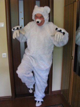 Карнавальные костюмы белых медведей в количестве 2 шт. Новые из Германии. На зме. . фото 3