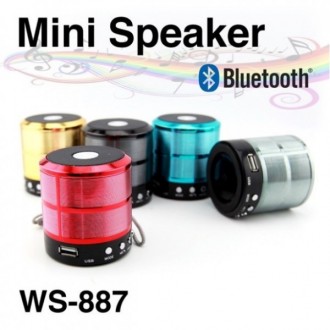 Портативные Bluetooth Колонки WS-887 и N10

Устройство оснащено микрофоном с ф. . фото 4