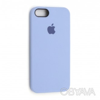 Купить "Силиконовый чехол Iphone 5/5S/SE Apple Silicone Case (white blue)" вы мо. . фото 1