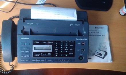 Продам факс б/у в рабочем состоянии Panasonic  UF-V60 состояние на фото. Цена 35. . фото 2