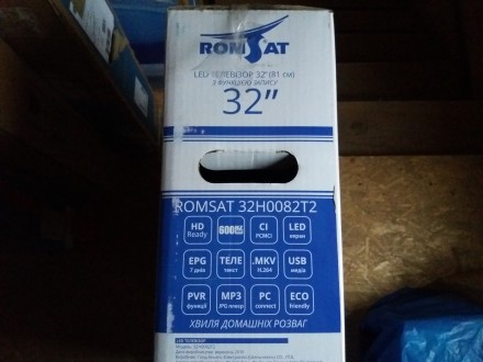 Продам LED телевизор Romsat 32'' 32H0082T2
в отличном состоянии, можно сказать . . фото 3