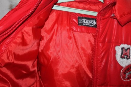 Куртка зимняя фирмы PULEDRO. Наполнитель - пух, капюшон - натуральный мех, полно. . фото 3