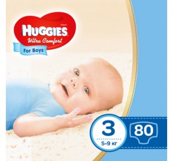 Подгузники Huggies Ultra Comfort 3 Mega для девочек 160 шт (80x2) (695грн)
Подг. . фото 8
