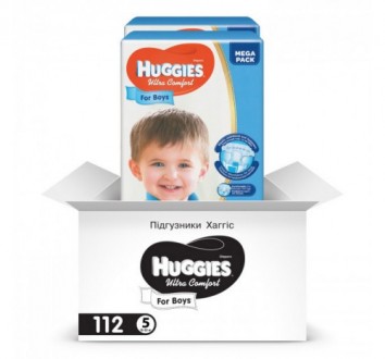 Подгузники Huggies Ultra Comfort 3 Mega для девочек 160 шт (80x2) (695грн)
Подг. . фото 13
