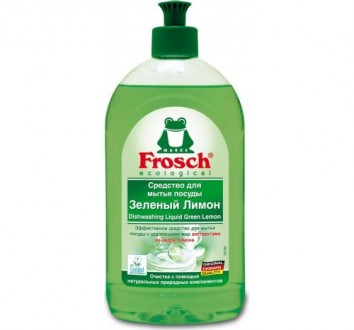 Frosch средство/бальзам для мытья посуды "Зеленый Лимон" 5 л. (210.00грн)
Frosc. . фото 2