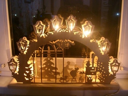 Трехмерные светильники на рождественскую тематику из фанеры с подсветкой 

Сос. . фото 2