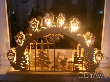 Трехмерные светильники на рождественскую тематику из фанеры с подсветкой 

Сос. . фото 1