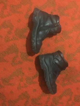 Подростковые кожаные зимние ботинки на натуральном меху, размер 36. . фото 4