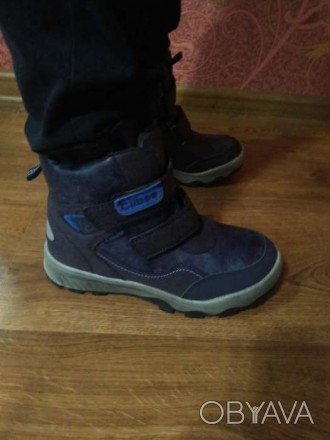 В наявності!!! Зимові черевики для хлопчика. Утеплені штучним хутром. Екошкіра, . . фото 1