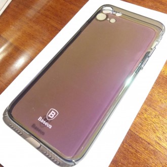 Baseus slim case for iPhone 7. Кейс ультратонкий, пластиковый, хамелеон. Новый.. . фото 6