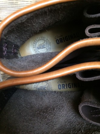 В продаже шикарные ботинки Clarks Wallabees из линейки Originals. Кожаные внутри. . фото 7