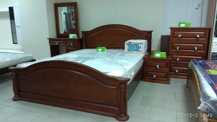 Спальня из массива берёзы «Анастасия» от магазина мебели «NivaMebel» 
В комплек. . фото 2