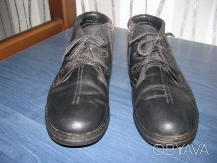 Кожаные полностью ботинки, торговой марки MIDA, длина по стельке 26,5 см, стельк. . фото 1