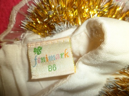 Платье польского бренда Fenimark 86 см. бело-золотое, новогоднее, праздничное

. . фото 6