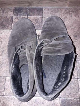 Кожаные ботинки осень-весна, походят на 43 размер, привезены из Италии, в нормал. . фото 2