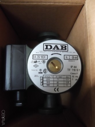 DAB VA 35/180 X циркуляционный насос для бытовых систем отопления НОВЫЙ!!! ИТАЛИ. . фото 8