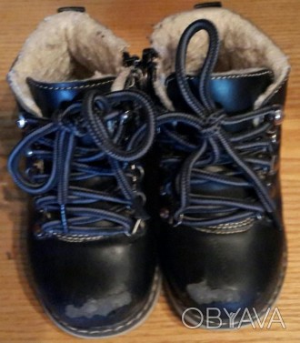 Ботинки для мальчика зимние с натуральной очиной. . фото 1