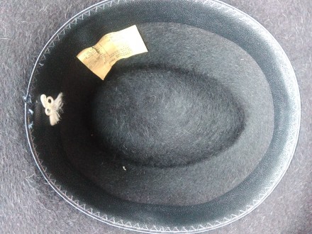 Продам черную фетровую шляпу-раритет фабрики Хуст, 1990 год. Неношенная, в отлич. . фото 5