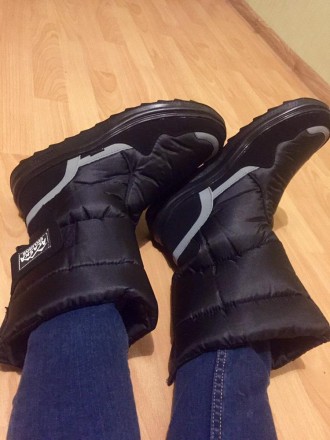 Дутики зимние Аляска черные - отличный выбор обуви для холодной поры года. Эта м. . фото 6