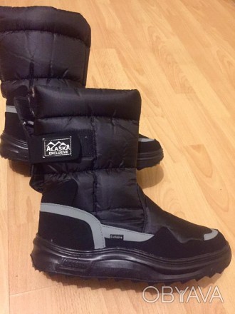 Дутики зимние Аляска черные - отличный выбор обуви для холодной поры года. Эта м. . фото 1