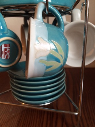 Кофейный сервиз на 6 персон торговой марки S&T изготовлен из специально подготов. . фото 3