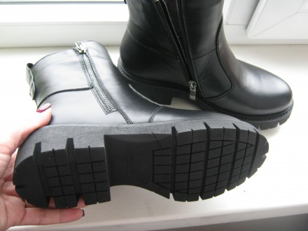 Стильные и удобные зимние ботинки из натуральной кожи верх - Натуральная кожа, в. . фото 7