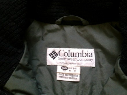 Теплая фирменная куртка Columbia (Оригинал) осень -зима на мальчика 9- 11 лет,, . . фото 5