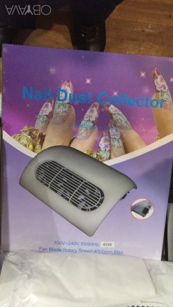 Фото 1- Вытяжка для маникюра (маленькая) 25х20х8,5 см Nail Dust Collector
600 г. . фото 4