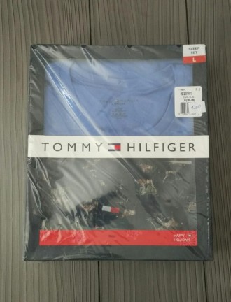 Продам новую пижаму Tommy Hilfiger. Состав 100% Cotton. Эластичный пояс на штана. . фото 5