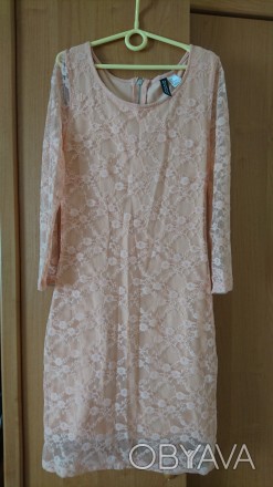 Продам плаття у відмінному стані персикового кольору.розмір 36. . фото 1