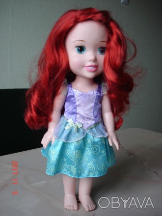Продам большую (33см) куклу Ариэль сделаную по мотивам мультфильмов Disney. У не. . фото 1